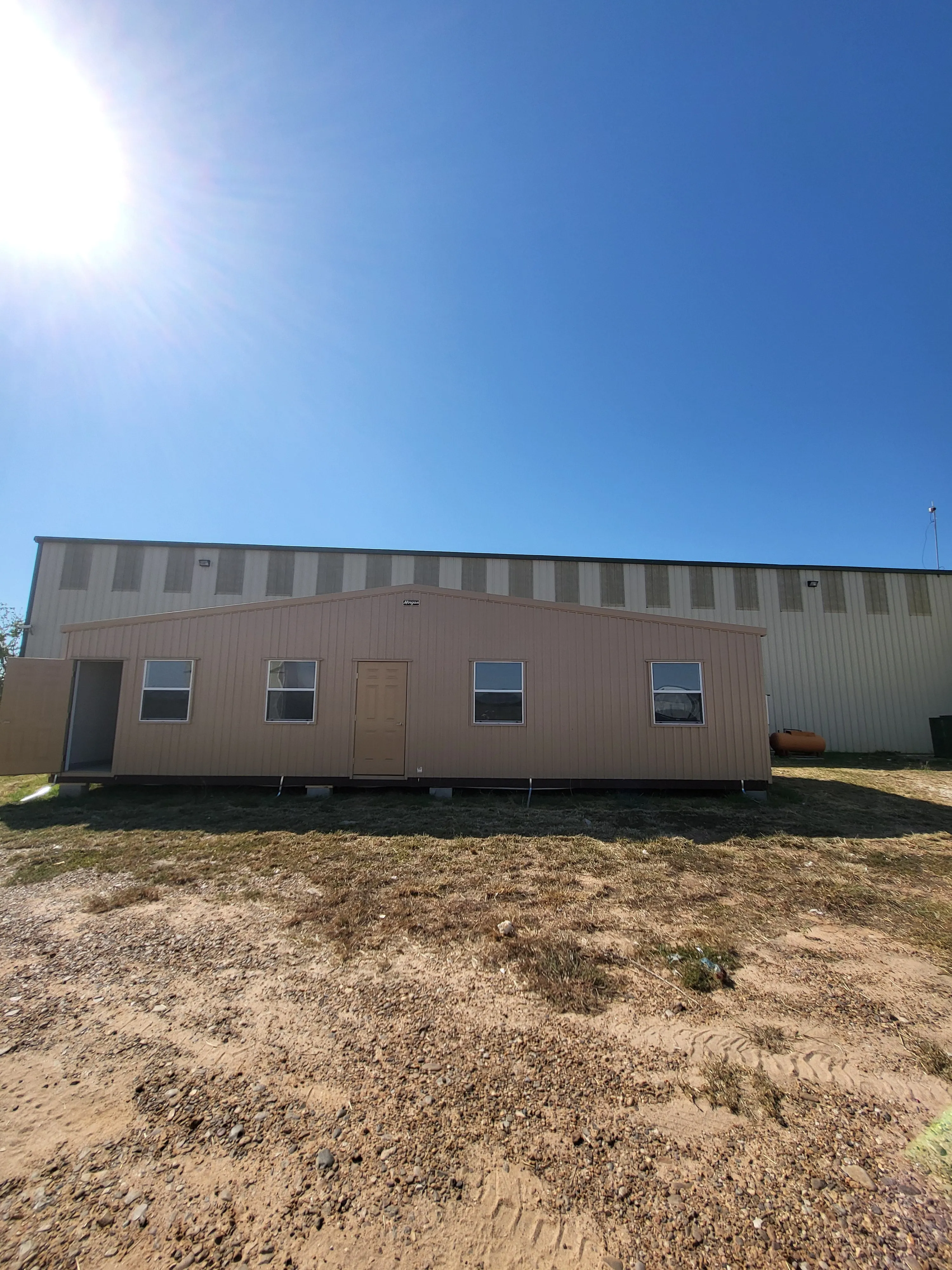 08 x 08 Classic Red Steel Barn with White Trim (Copy)