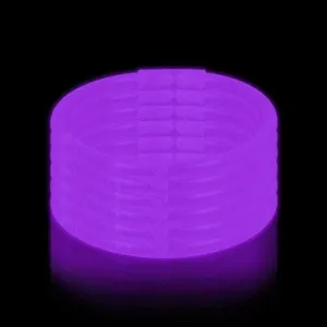 10 Inch Purple Glow Stick Bracelets