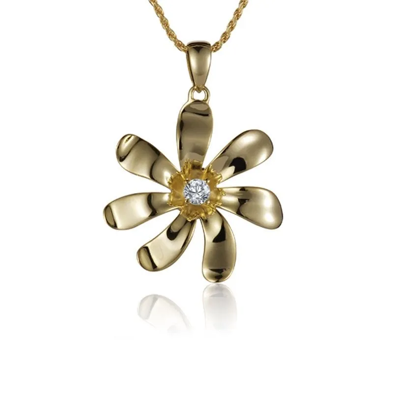 14K Yellow Gold Tiare Pendant