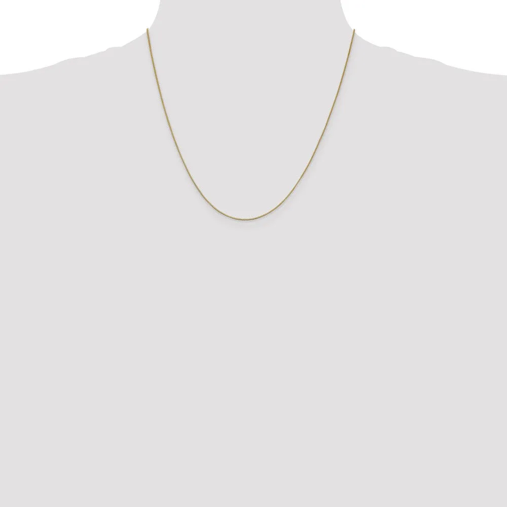 14KT Yellow Gold 20-inch 0.7MM Lobster Clasp Box Chain