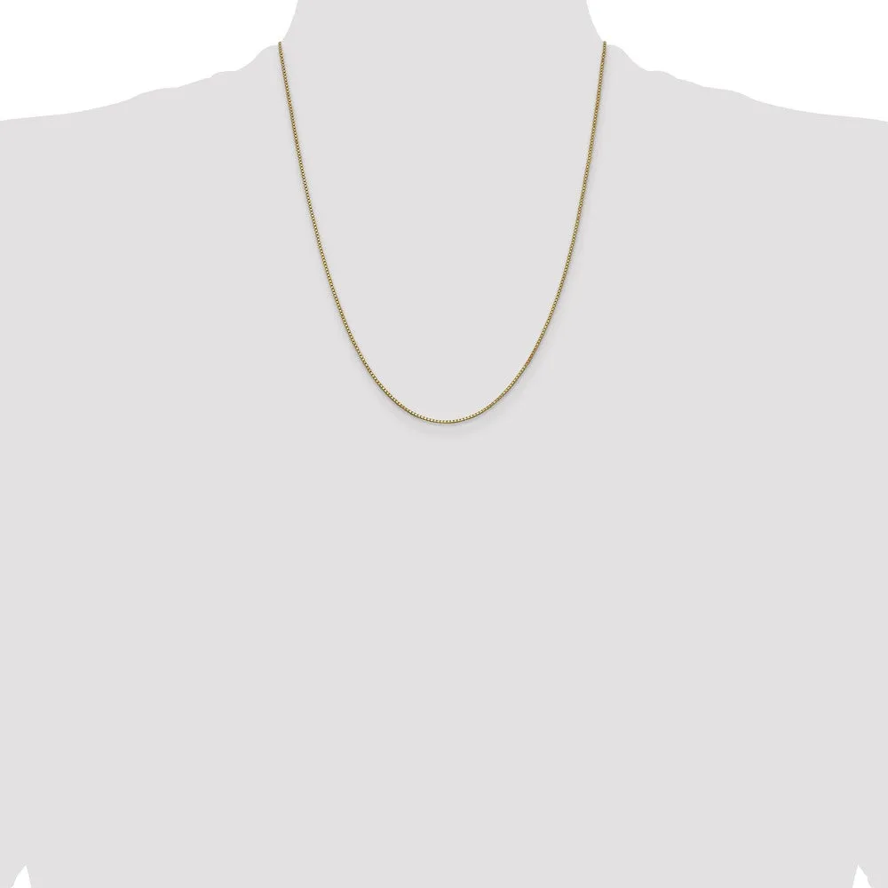 14KT Yellow Gold 22-inch 1MM Box Chain