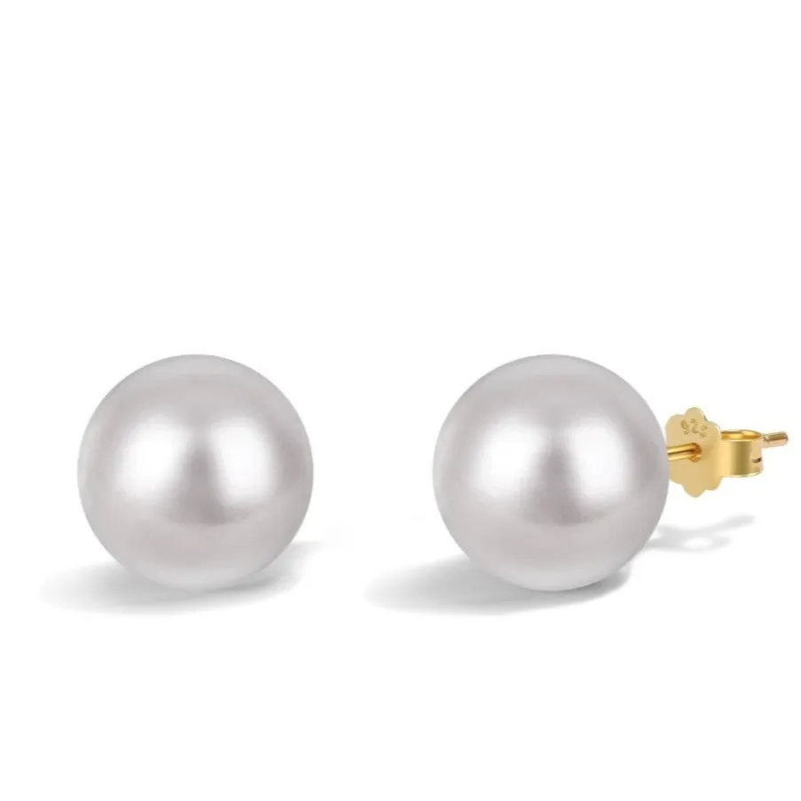 5mm/6mm/7mm/12mm Classic Pearl Studs Earrings