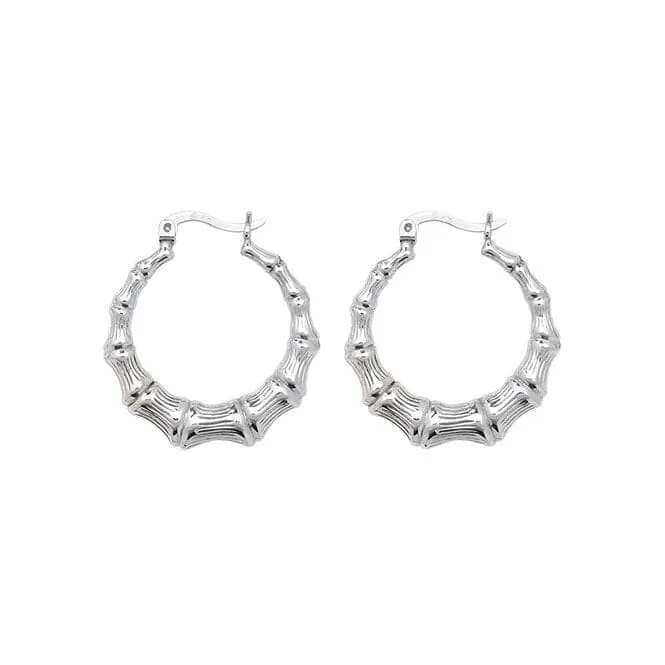 Acotis Silver Creole Earrings G5884