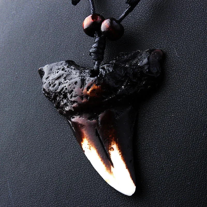 Adjustable Scuba Shark Teeth Necklace  - Unisex