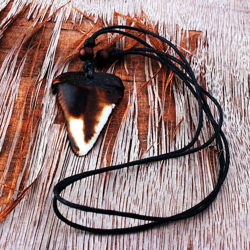 Adjustable Scuba Shark Teeth Necklace  - Unisex