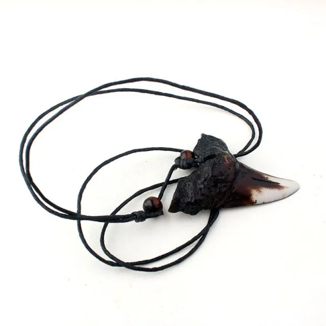 Adjustable Scuba Shark Teeth Necklace  - Unisex