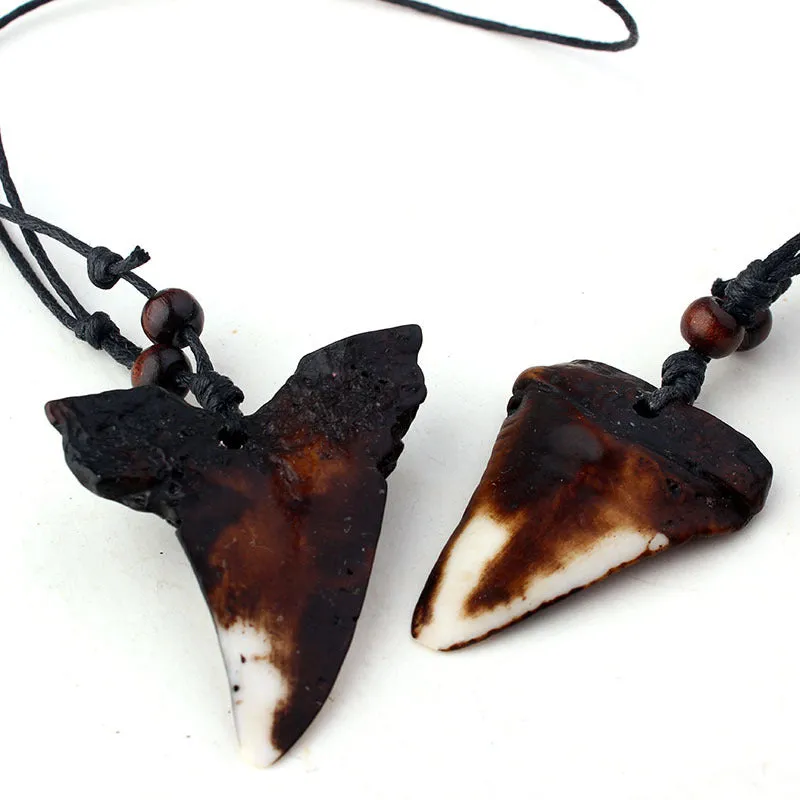 Adjustable Scuba Shark Teeth Necklace  - Unisex