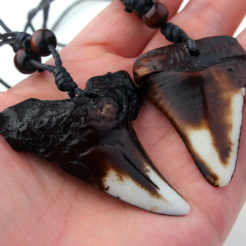 Adjustable Scuba Shark Teeth Necklace  - Unisex