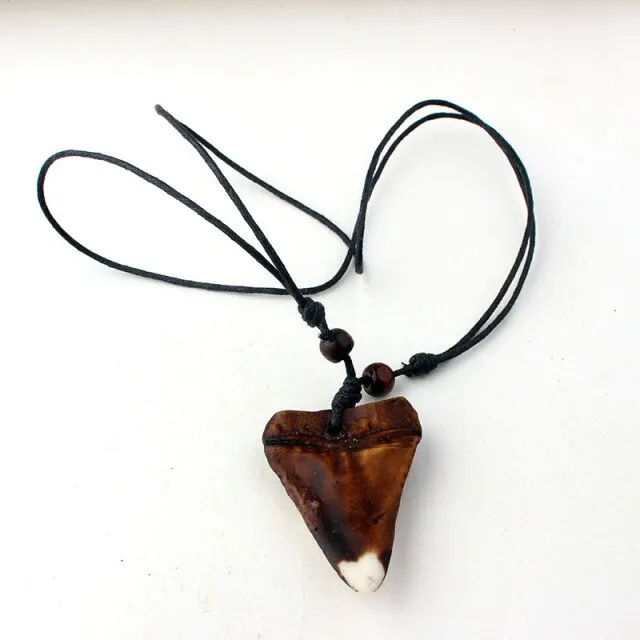 Adjustable Scuba Shark Teeth Necklace  - Unisex