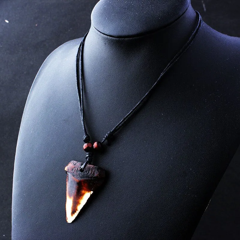 Adjustable Scuba Shark Teeth Necklace  - Unisex