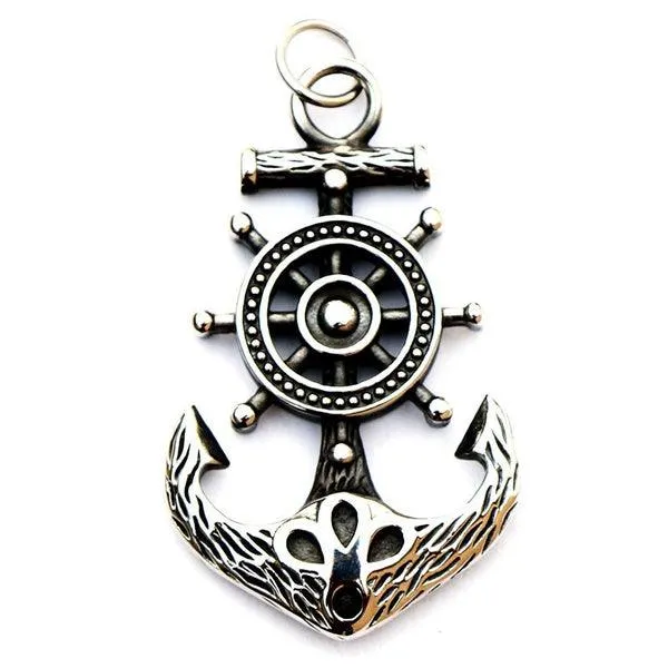 Anchor Silver Pendant (Without chain)