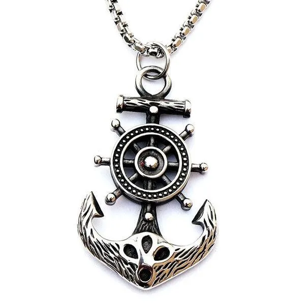 Anchor Silver Pendant (Without chain)