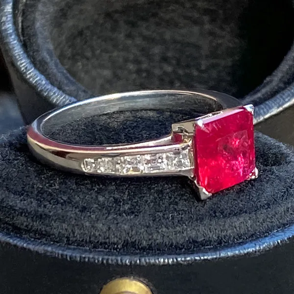 Antique Ruby & Diamond Ring