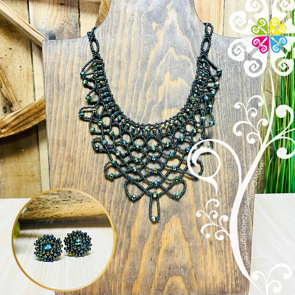 Beaded Royalty Necklace Set