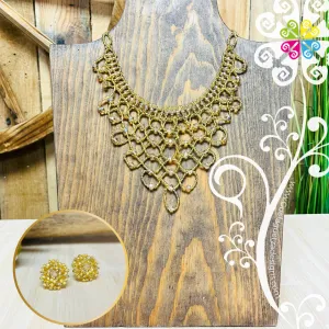 Beaded Royalty Necklace Set