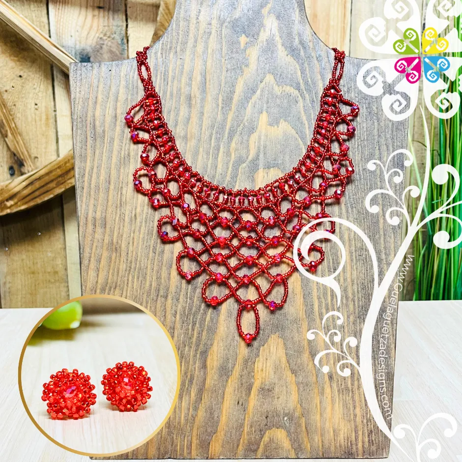 Beaded Royalty Necklace Set