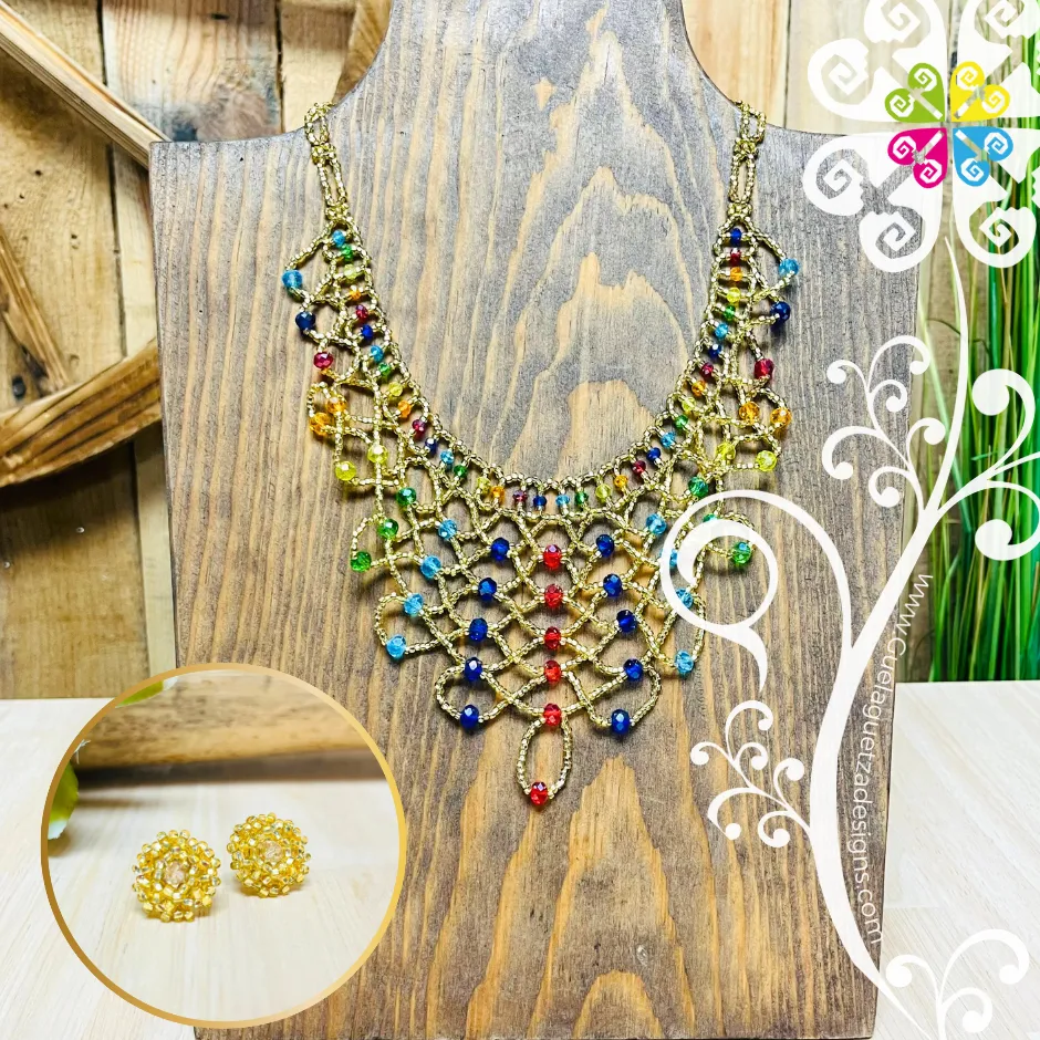 Beaded Royalty Necklace Set