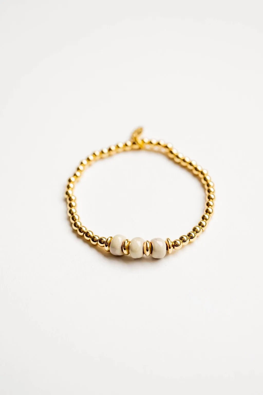 Bel Koz Simple Clay Gold Bracelet