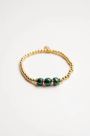 Bel Koz Simple Clay Gold Bracelet