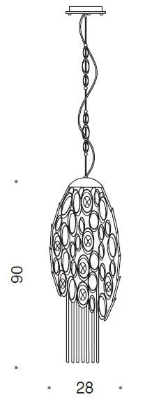 Canning Large Suspension Pendant - ID 8163