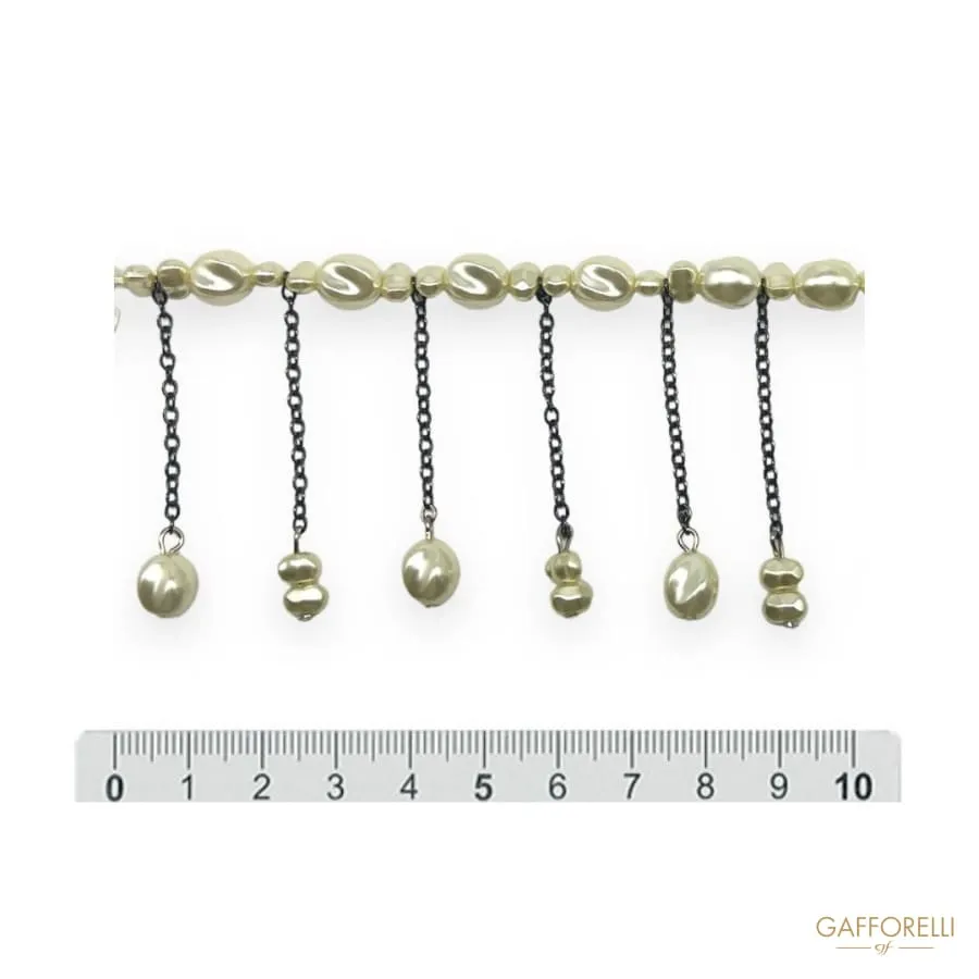 Chain of Hanging Pearls A457 - Gafforelli Srl