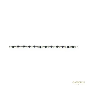 Chain with Multicolor Beads 2874 - Gafforelli Srl