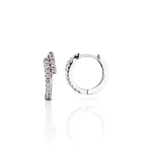 Classic Round Silver Hoop Earrings