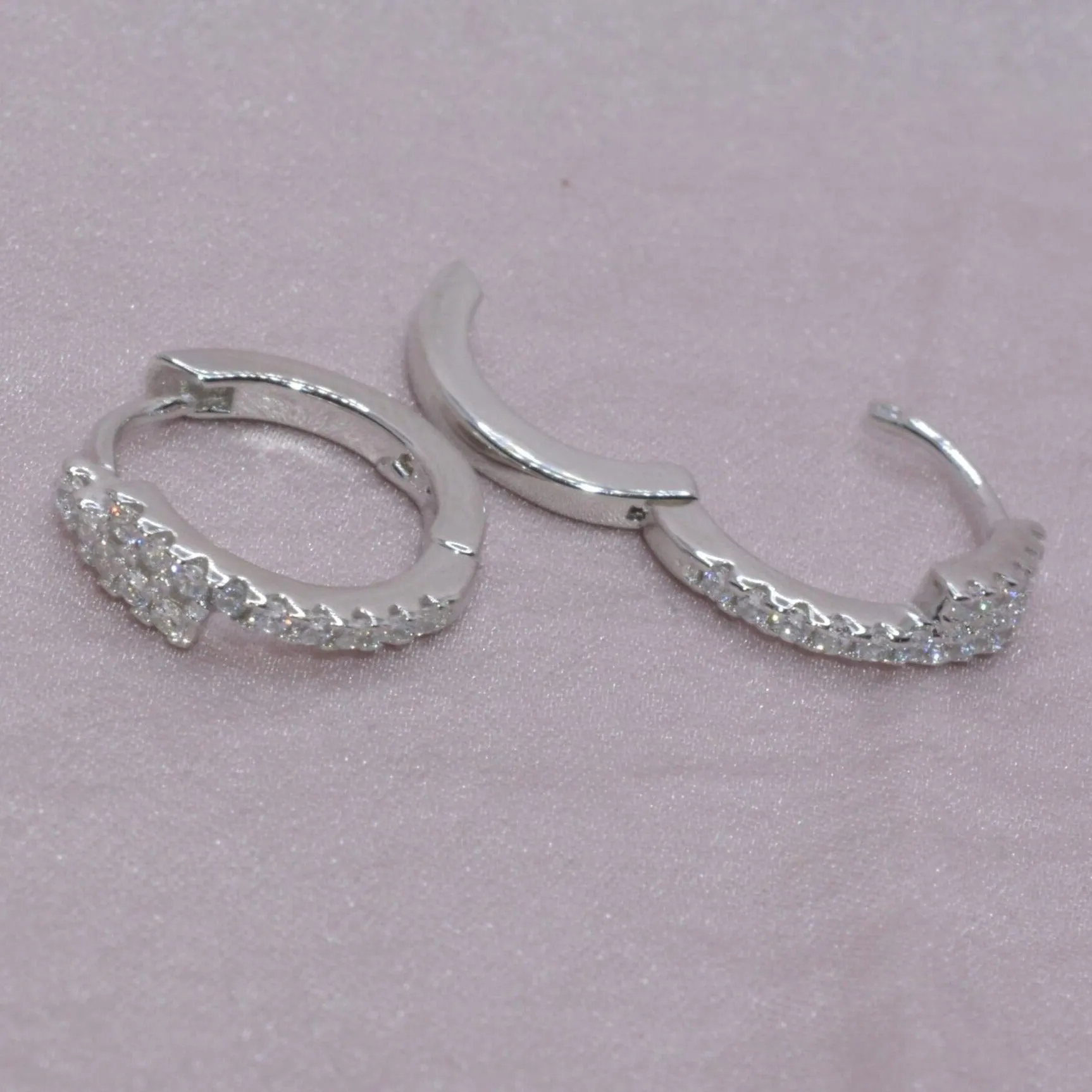 Classic Round Silver Hoop Earrings