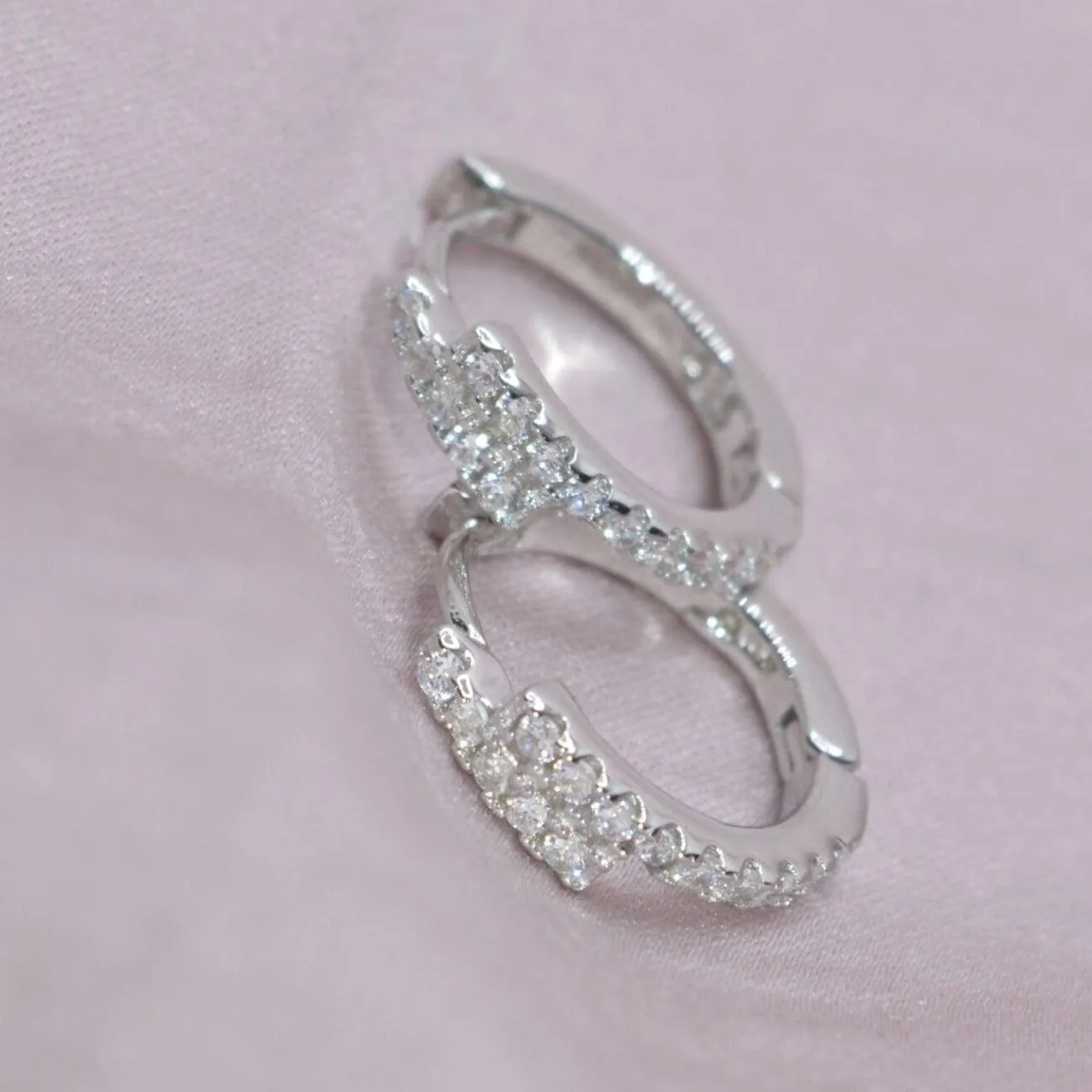 Classic Round Silver Hoop Earrings