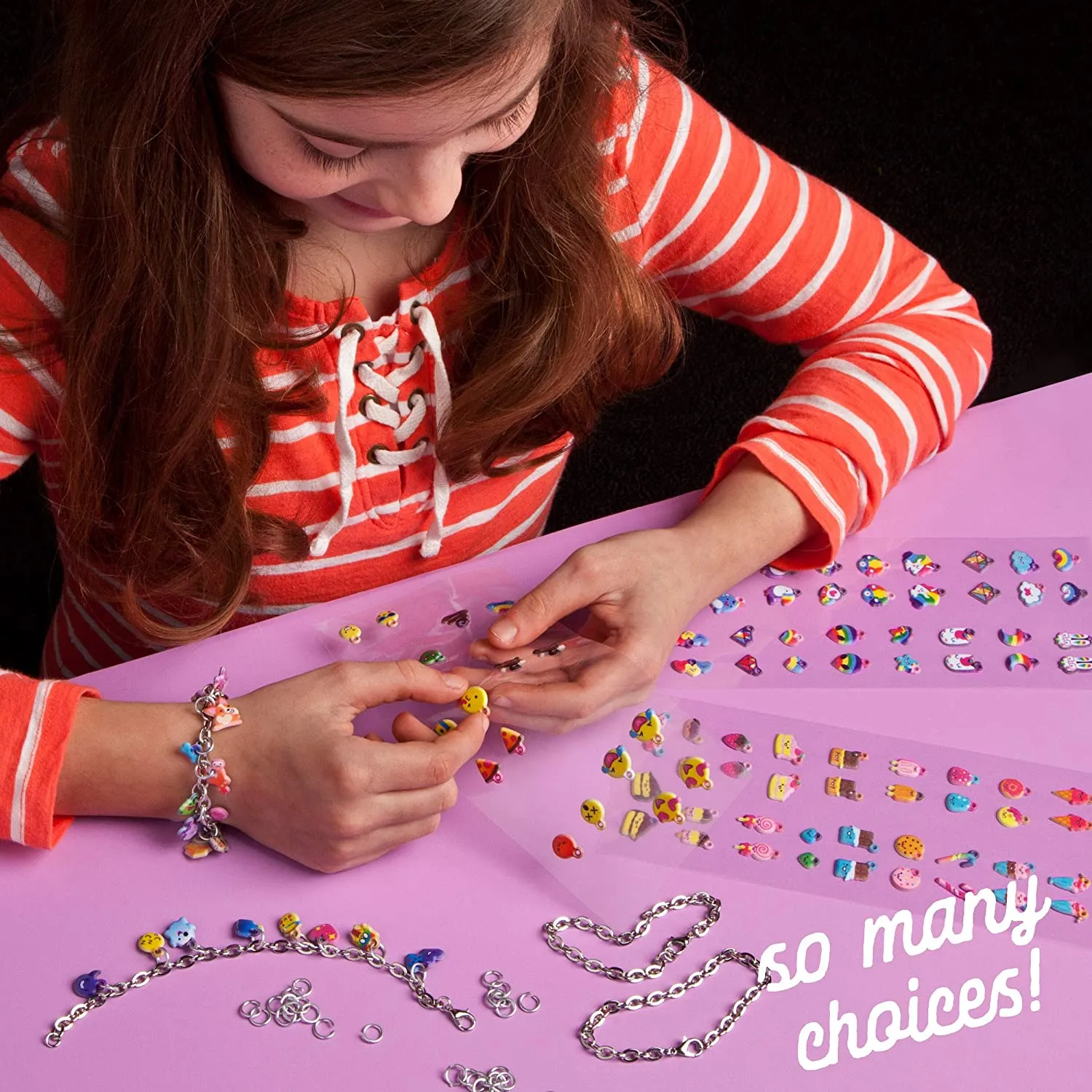 Craft-tastic DIY Puffy Charm Bracelets