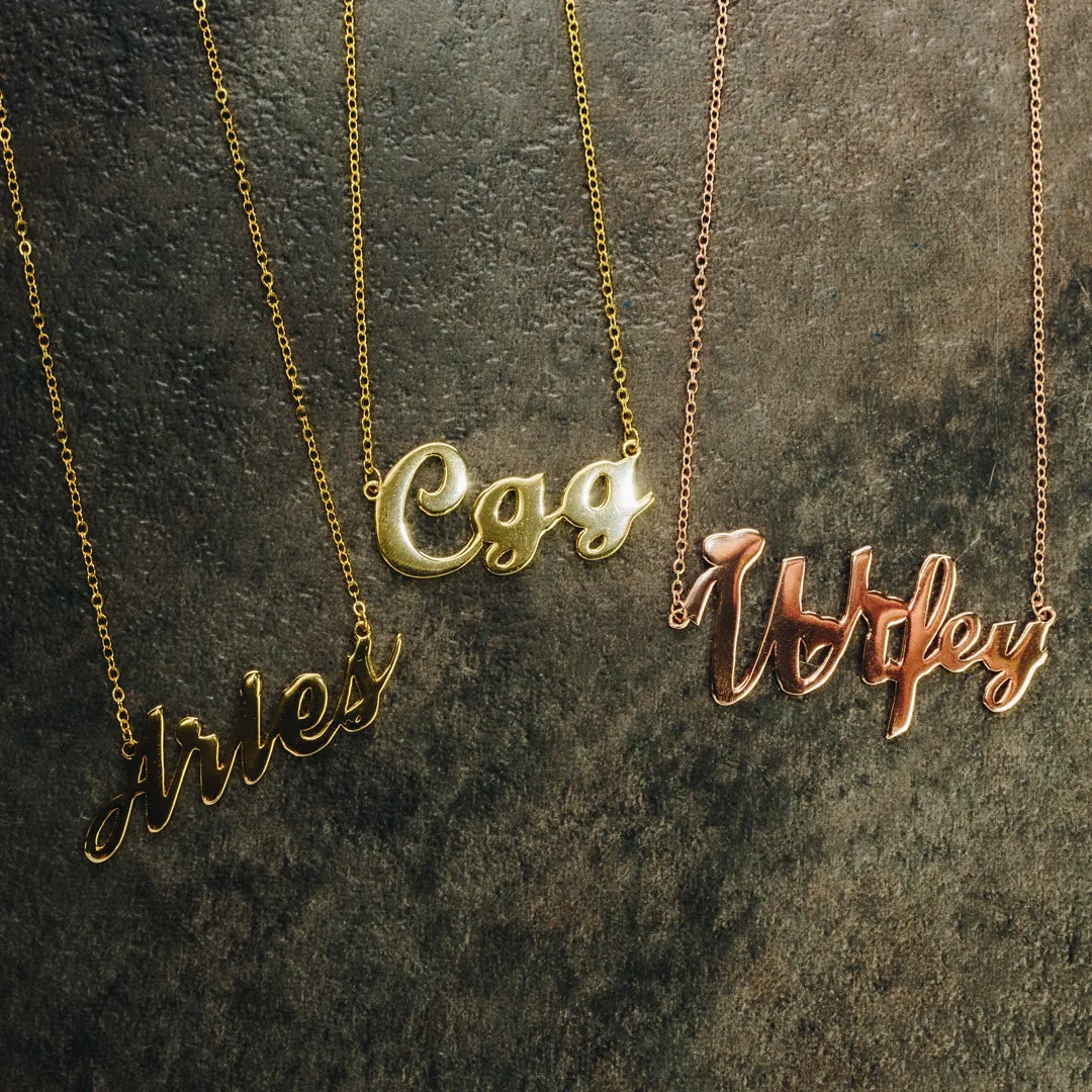 Custom Nameplate Pendant