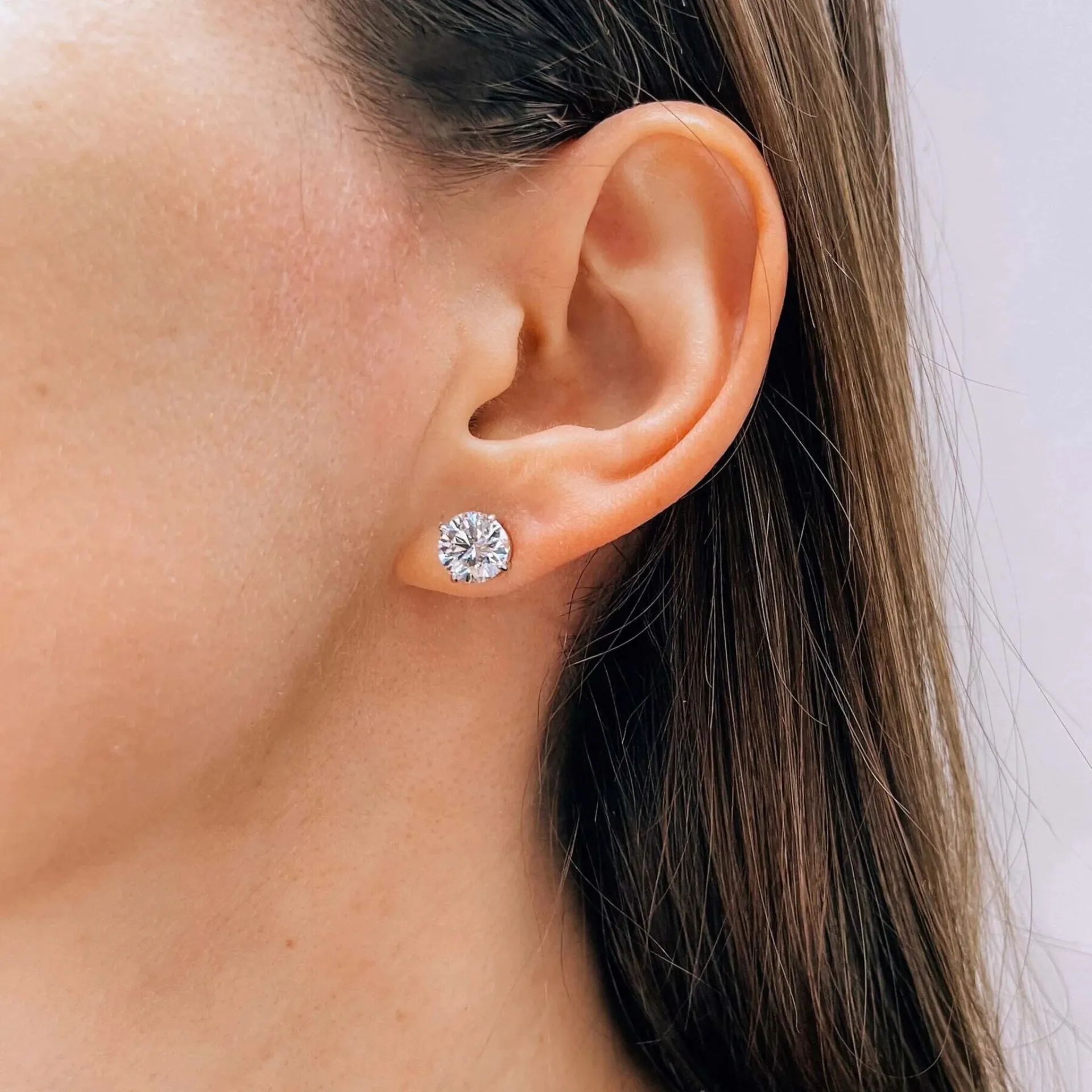 Diamond Stud Earrings