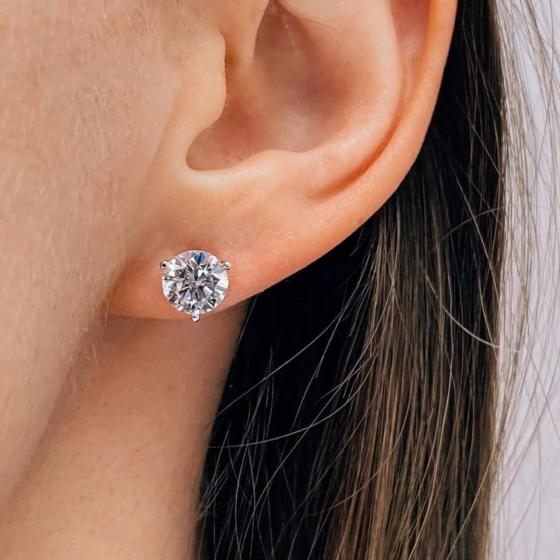 Diamond Stud Earrings