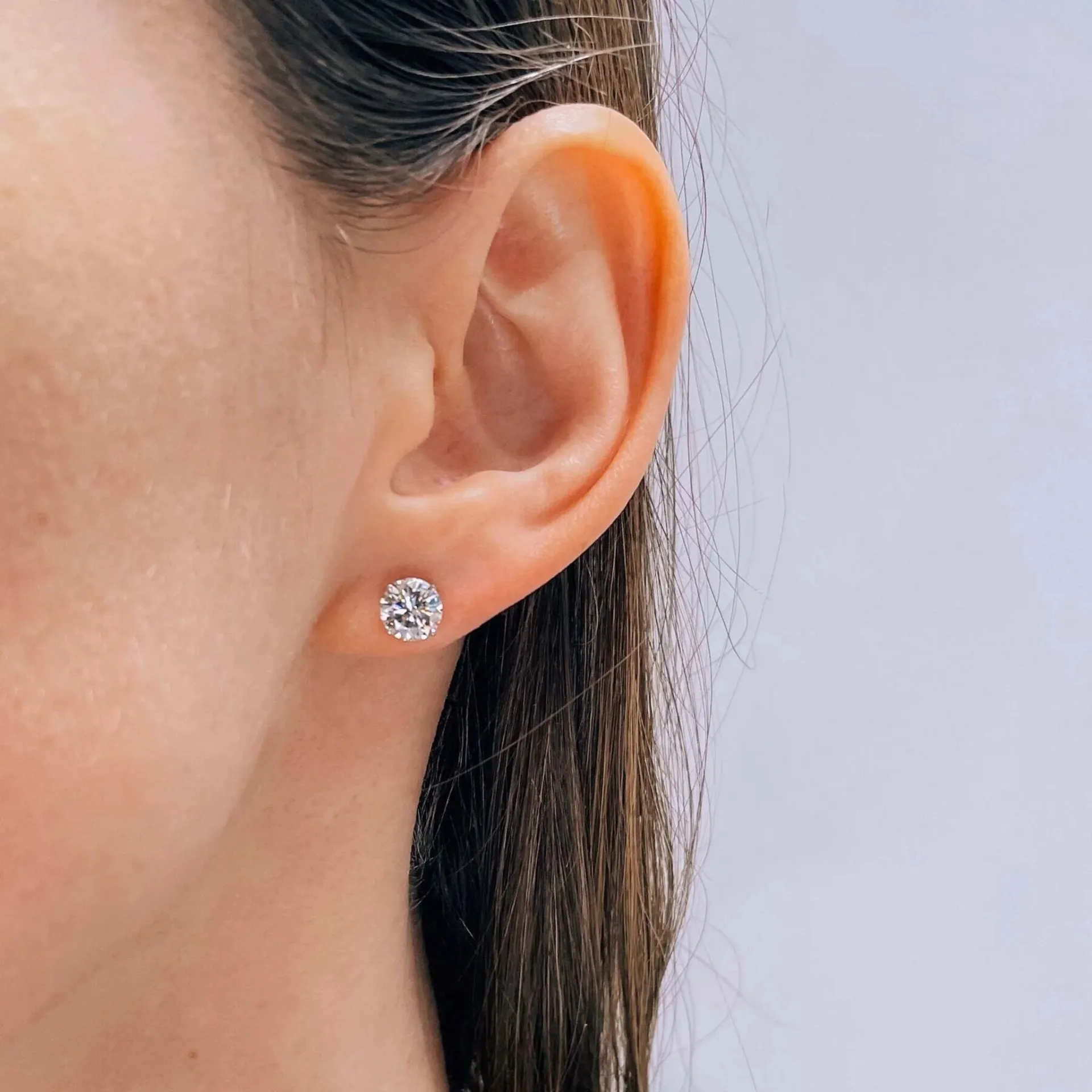 Diamond Stud Earrings