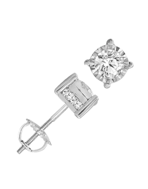 Diamond Studs - 14ct 1.00ct White Gold Diamond Studs - 768337