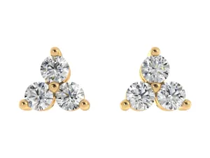 Diamond Trio Studs