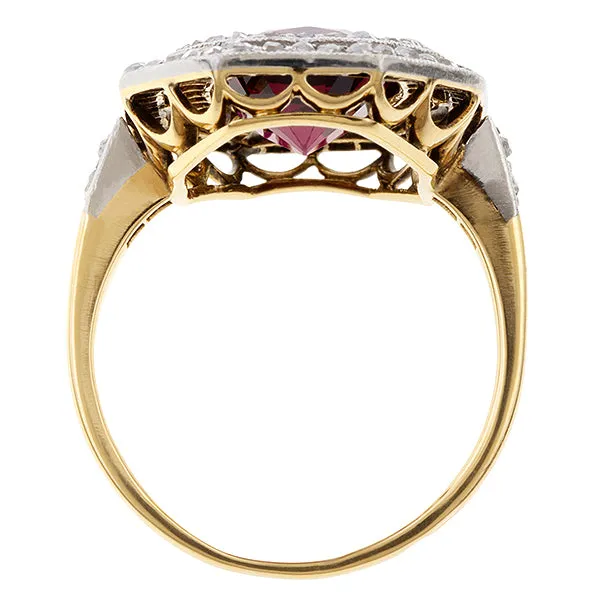 Edwardian Ruby & Diamond Ring