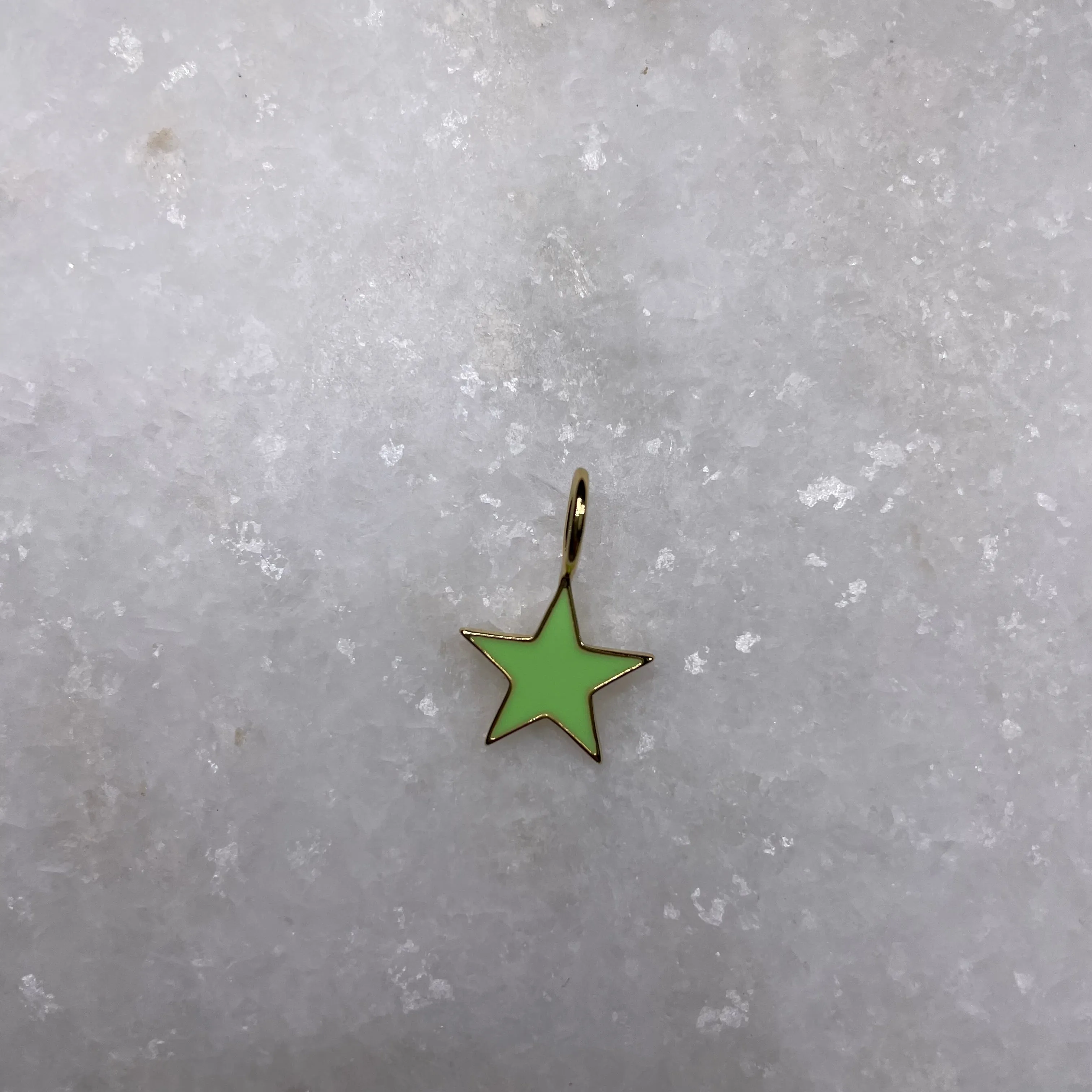 Enamel Star Charms-Assorted