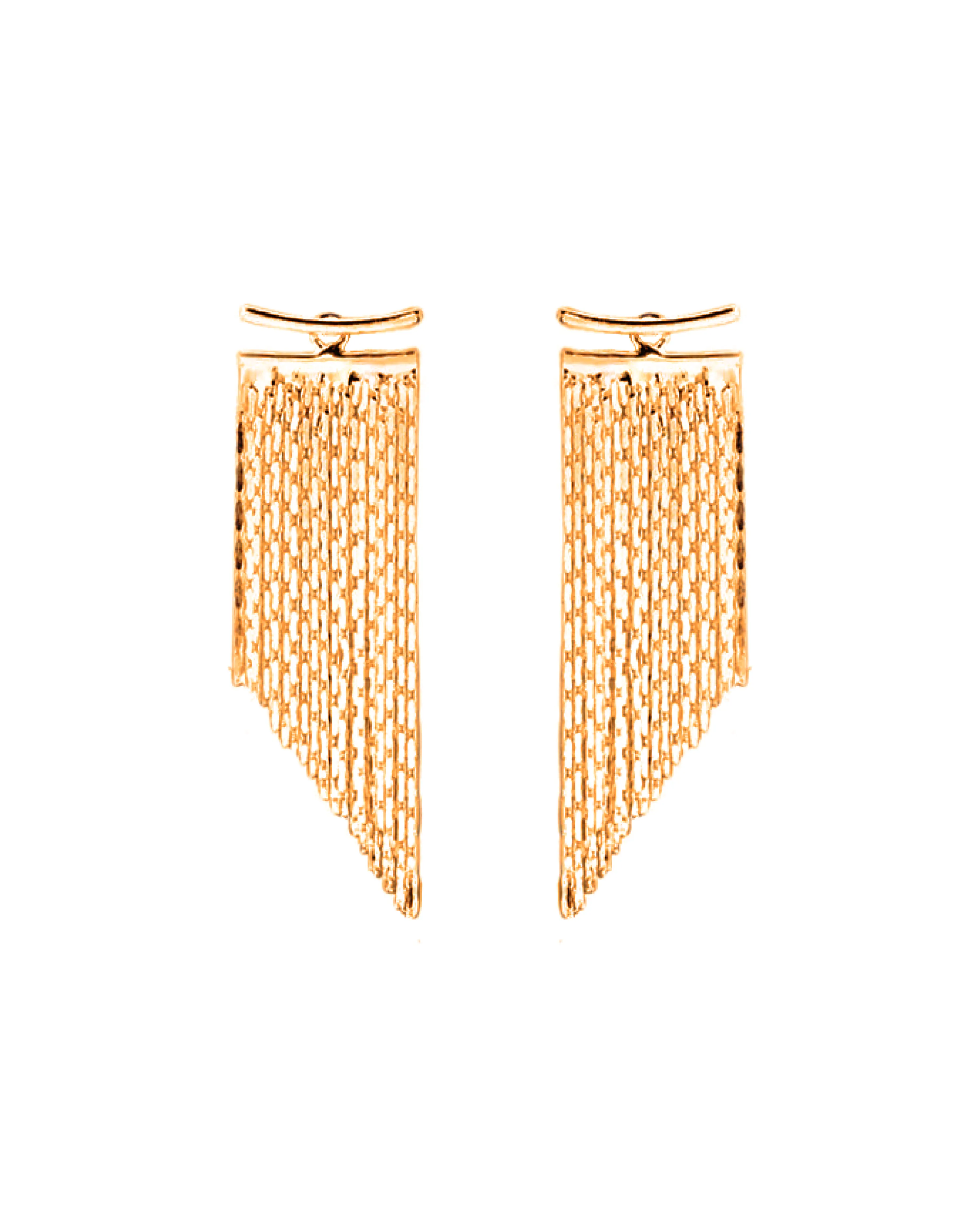 Evelyn Multi Wear Bar & Tassel Earrings - Gold