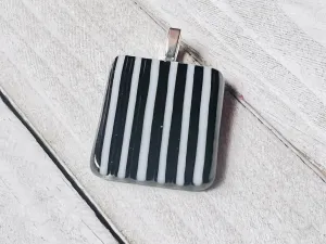 Fused Glass Pendant~ Be Bold