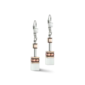 GeoCUBE® Iconic earrings cognac