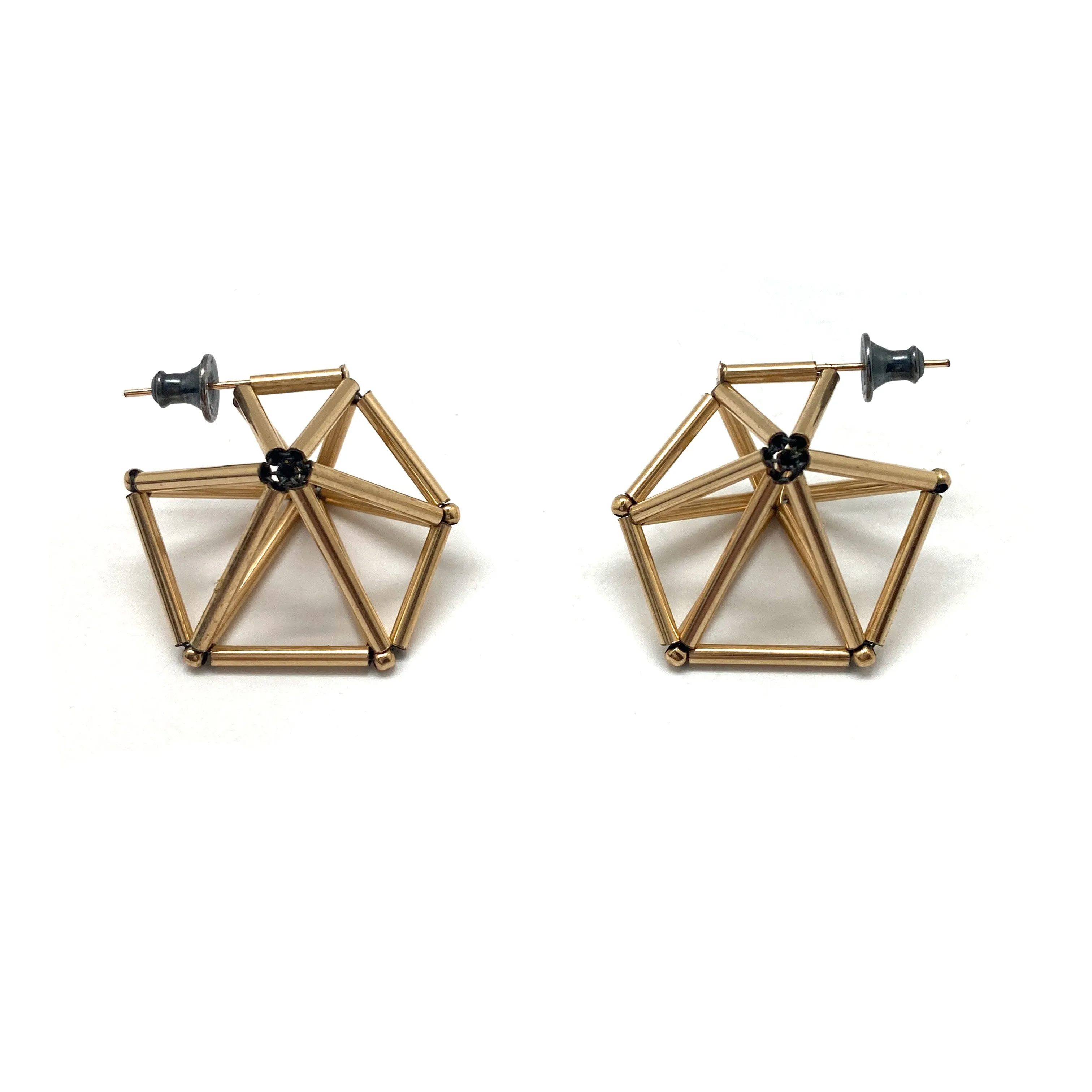 Geometric Gold Earrings