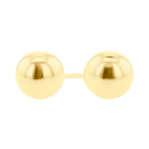 Gold Stud Earrings 6mm