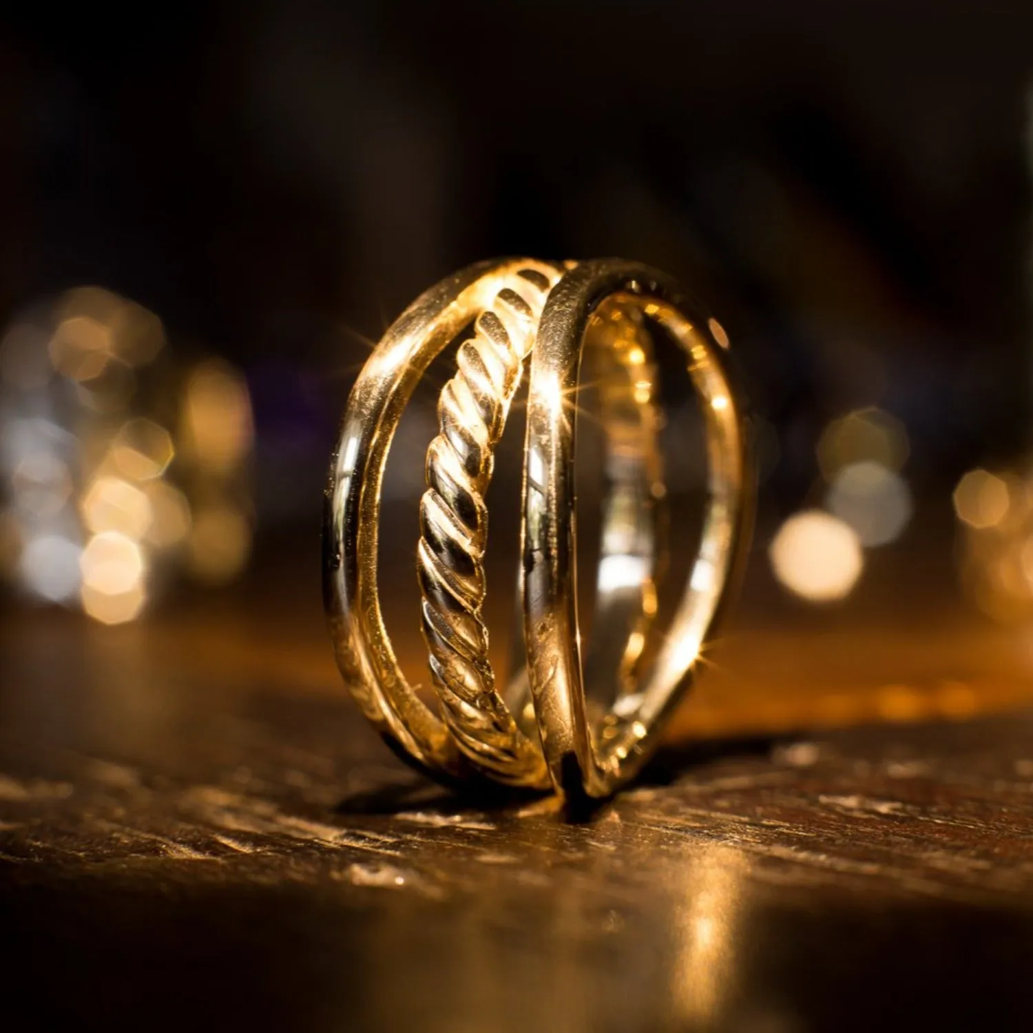 Golden Lasso Ring