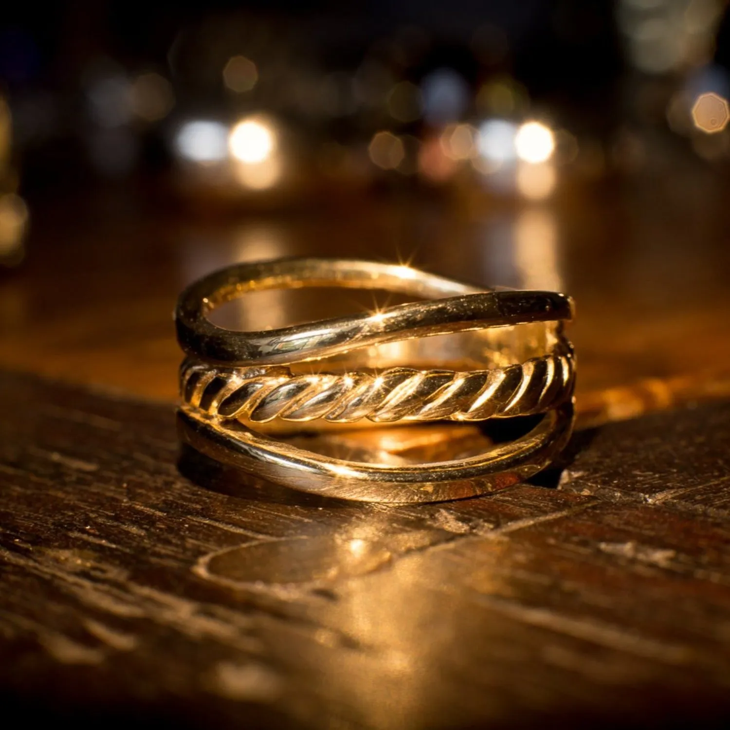 Golden Lasso Ring