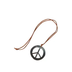 Hippie Peace Sign Necklace