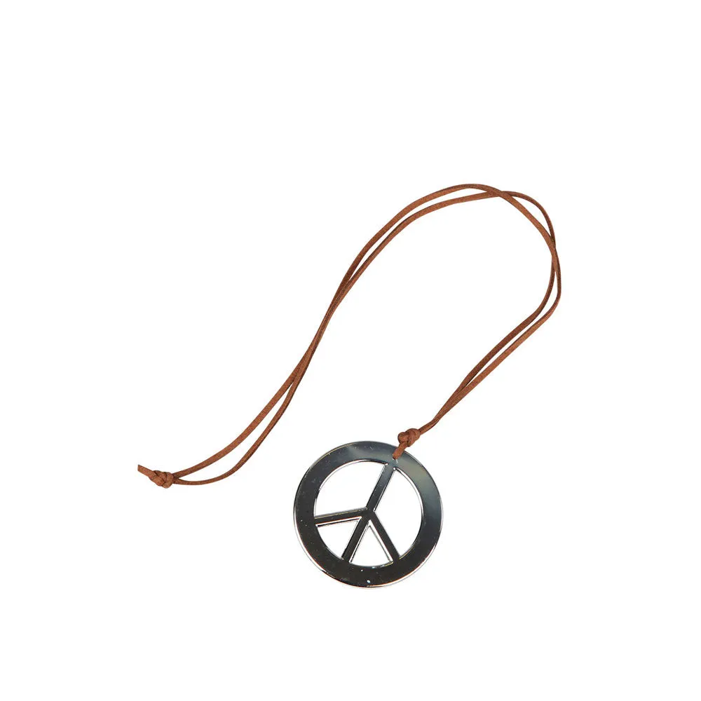 Hippie Peace Sign Necklace