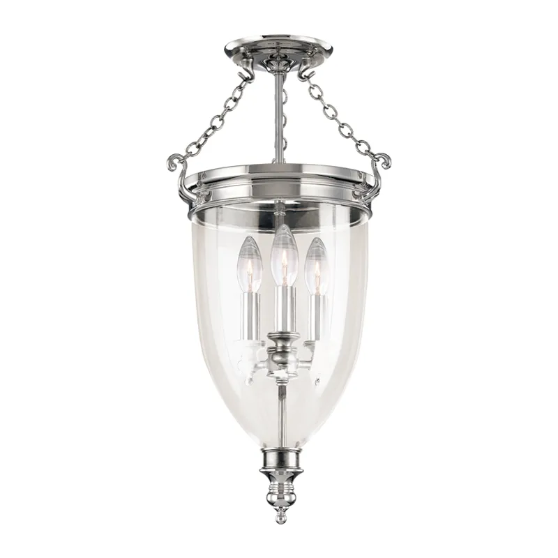 Hudson Valley Lighting Hanover 21.5" 3 Light Semi Flush