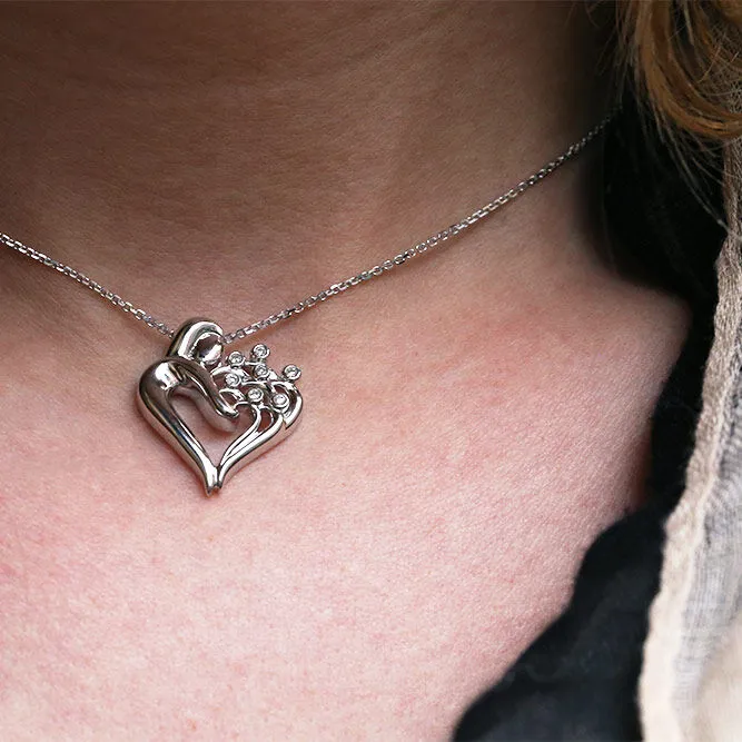 I Love You Mommy Seven Diamond Necklace