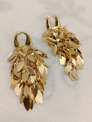 Jaanki Golden Western Earrings